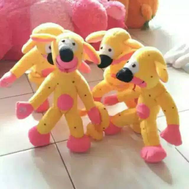 Boneka marsupilami tempel kaca