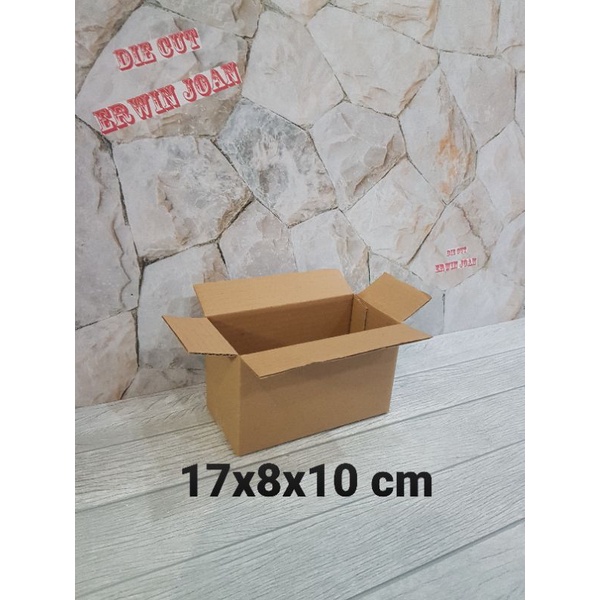 

Kardus / Box / uk. 17x8x10 cm / Karton Packing polos baru ST