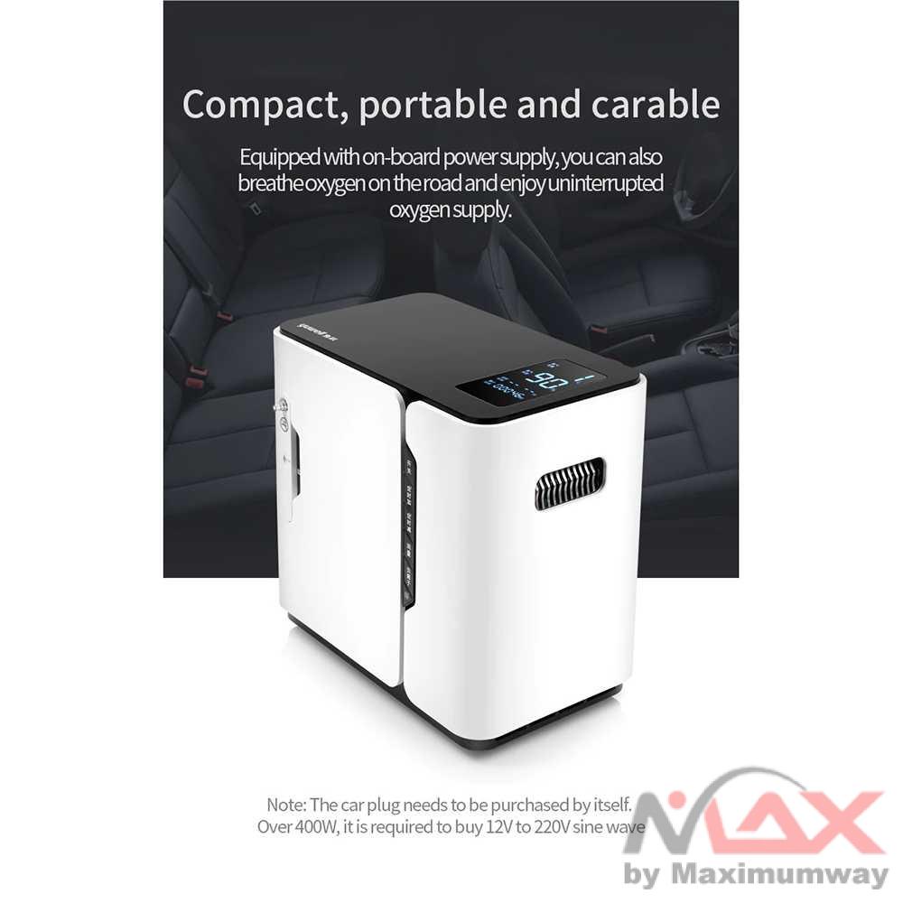 Yuwell Mesin Oxygen Concentrator Inhalation Generator Machine - YU300 Warna Putih