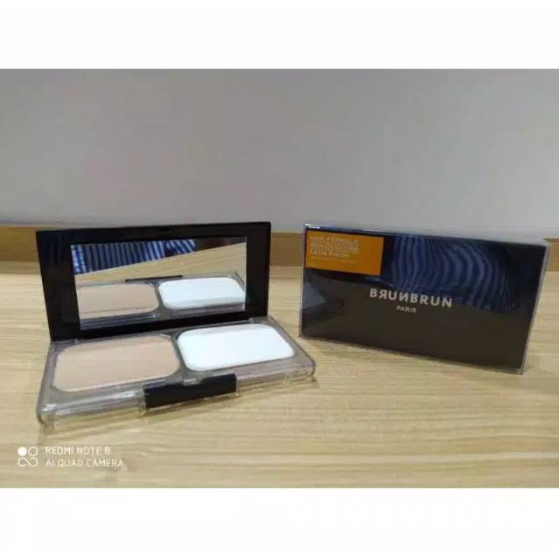 Bedak Wajah Two Way Cake Foundation Bedak Padat Brunbrun Paris make up