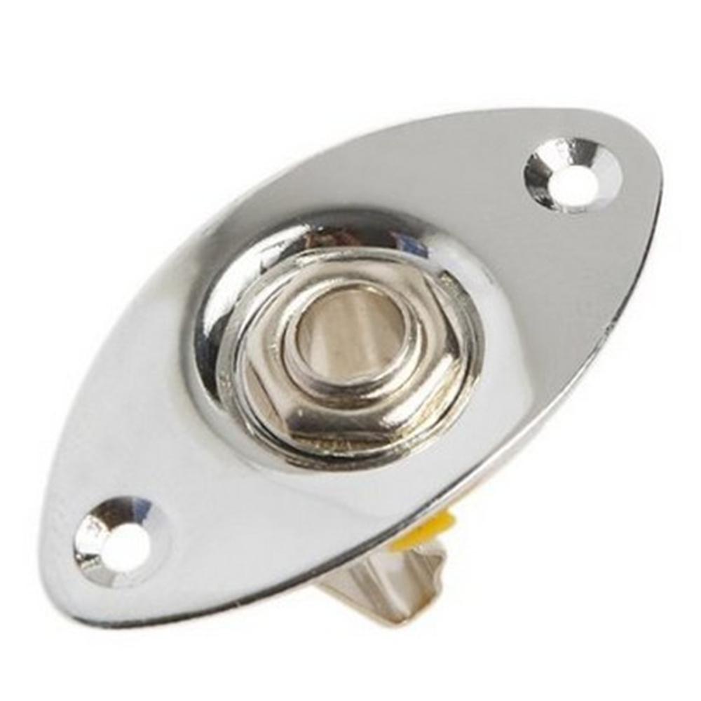 Lanfy Stop Kontak Output Gitar Metal Tahan Lama Replacemnet Bagian Gitar Elektrik Untuk Output Audio Gitar Listrik