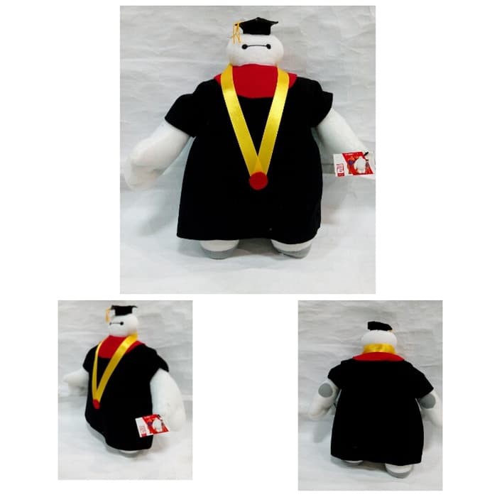 

Boneka Wisuda BAYMAX lulus sekolah kuliah kampus / kado Big Hero 6 Diskon
