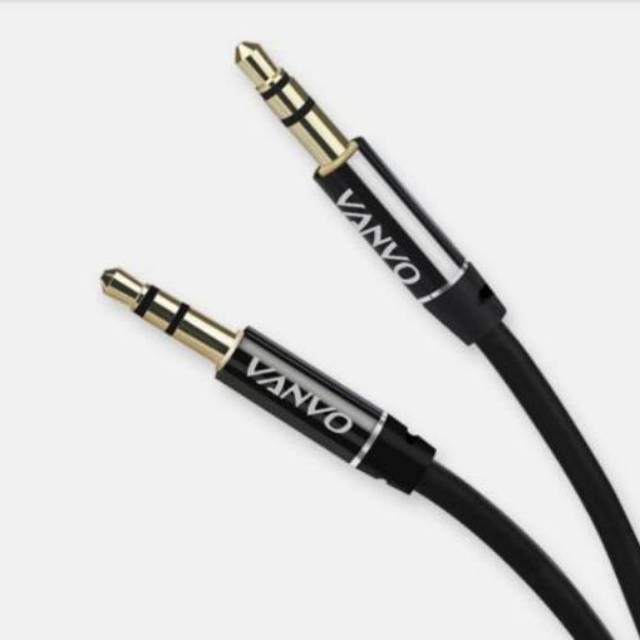 KABEL AUDIO 3.5 AUX VANVO KAV 1M ORIGINAL QUALITY HIGH QUALITY