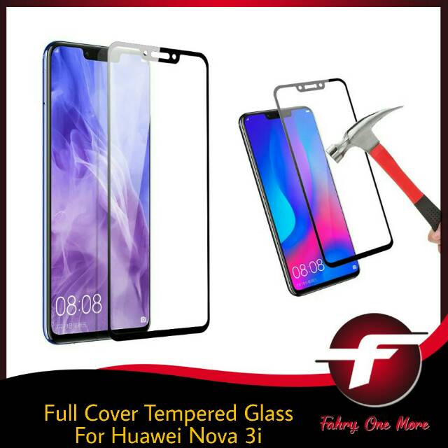 Tempered Glass Huwaei Nova 3i Terbaru FULL COVER AND FULL GLUE Screen Protector HandPhone