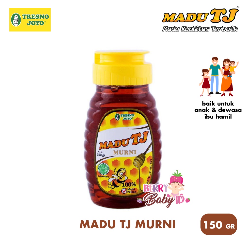 Tresnojoyo Madu TJ Murni 100% Madu Asli Original 150 gr Tresno Joyo Berry Mart