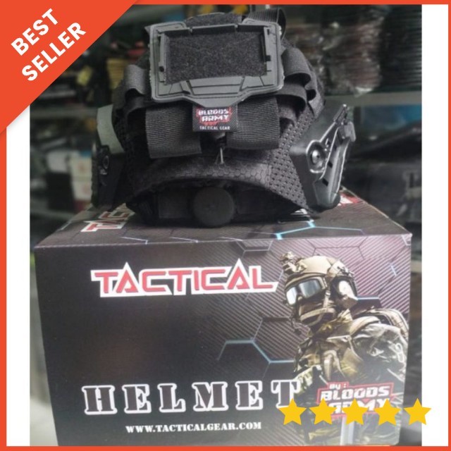 helm tactical mich 2001 hitam full cover