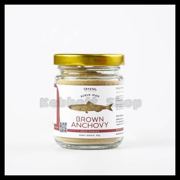 

[READY STOCK] CRYSTAL OF THE SEA BROWN ANCHOVY POWDER 80GR | BUBUK IKAN TERI COKELAT