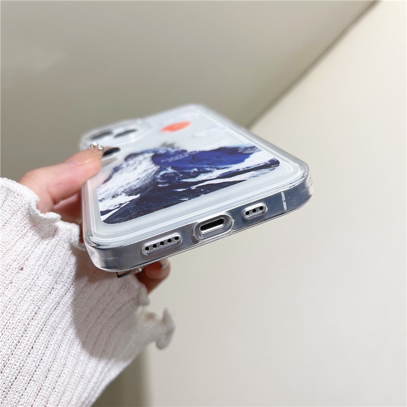 Soft case TPU Motif Gunung peak Cover iphone 13 12 11PROMAX X XS XR XSMAX 7 8PLUS 2.0