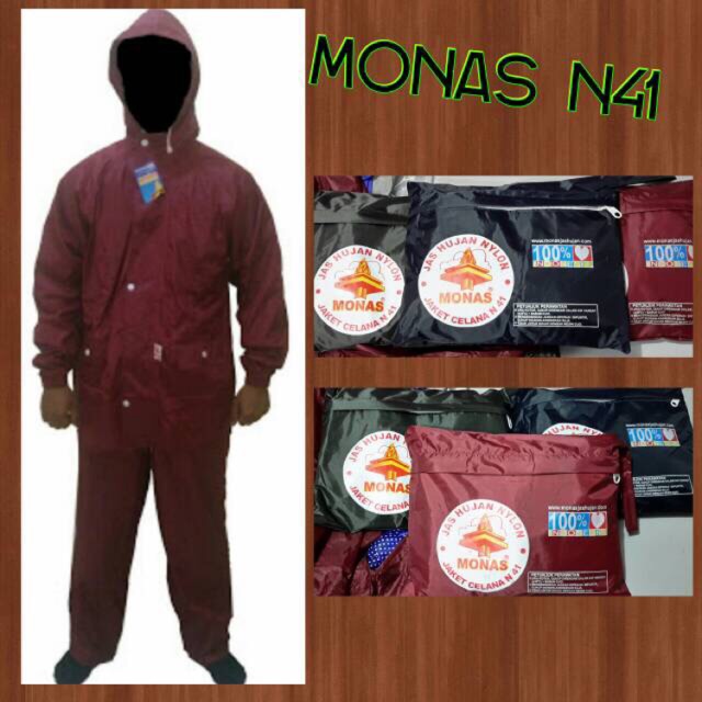 Jas Hujan Jaket Celana Monas N41