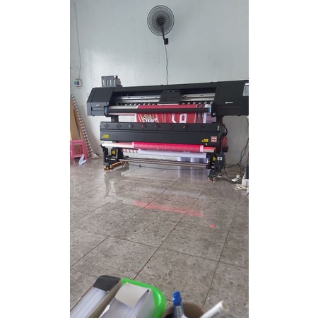 Jasa cetak Print sublim + press + kain drifit