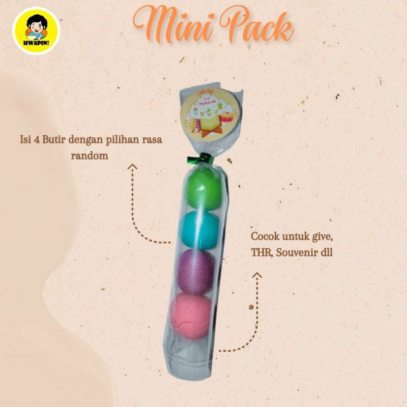 1 Pcs Mini Pack BOLA SUSU DANCOW (PREMIUM) ISI 4 butir. | THR lebaran|Souvenir|Give