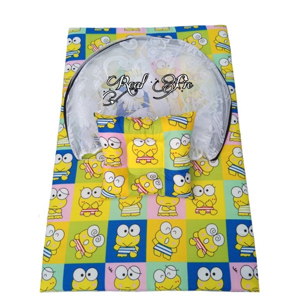 PROMO!!! Kasur bayi kelambu set bantal dan guling anti peyang