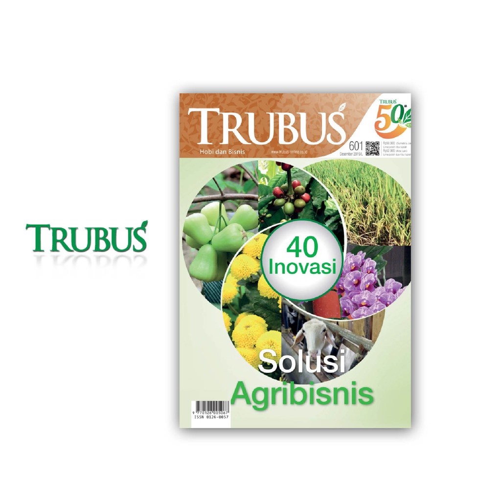 MAJALAH TRUBUS EDISI 601 DESEMBER 2019 (SOLUSI AGRIBISNIS)