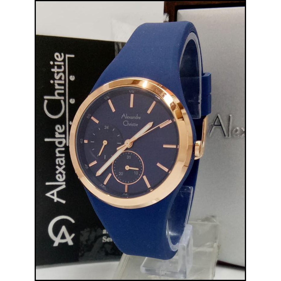 Jam Tangan Wanita Alexandre Christie Original Ac 2663 Bf Dberg