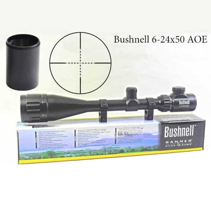 DSA         Jual Telescope Bushnell 6-24x50 AOE Teleskop / Teropong Senapan .