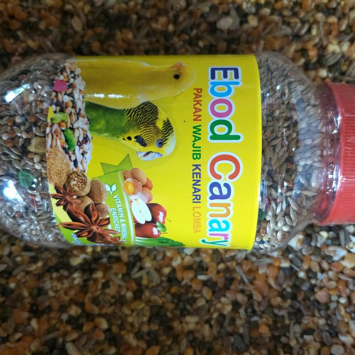 ebod kenari botol/ebod kenari/pakan burung kenari/pakan kenari campur/kenari campur