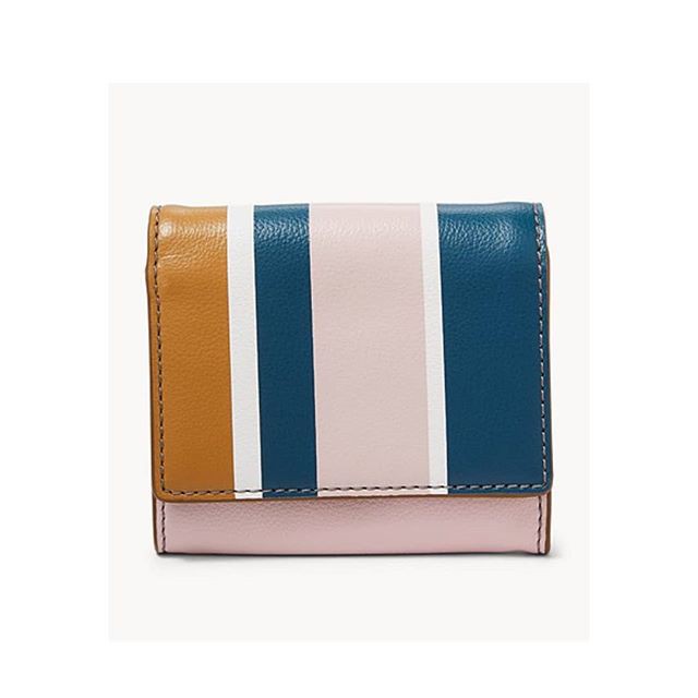Fossil Myra Mini Bifold Wallet Pink Multi