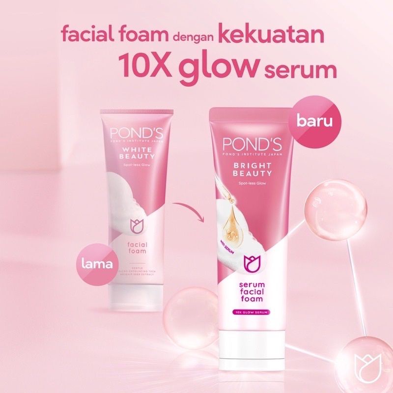 PONDS Bright Beauty Serum Facial Foam Sabun Muka 100gr