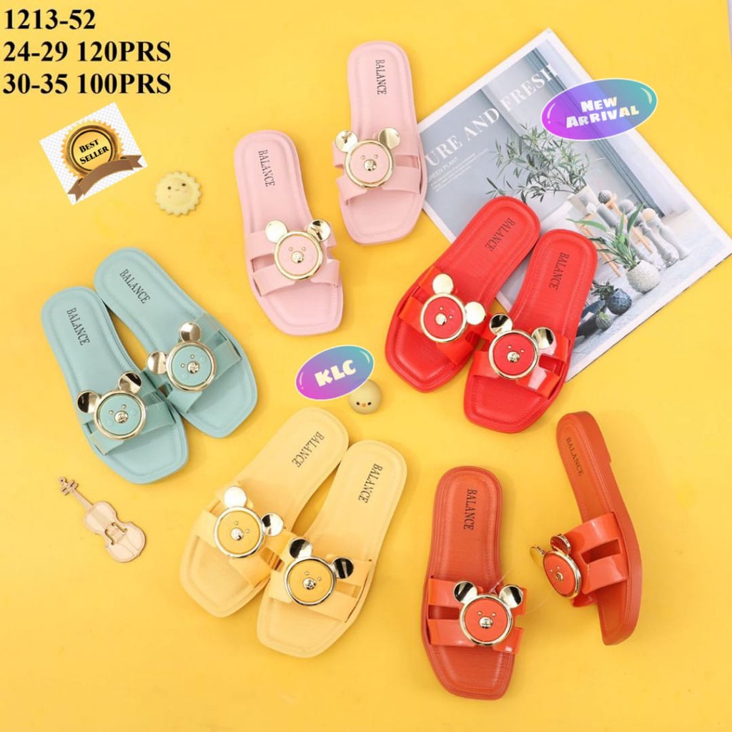 balance 1213-52 anak/sandal jelly miki anak sandal karet anak wanita terbaru ori produk impor