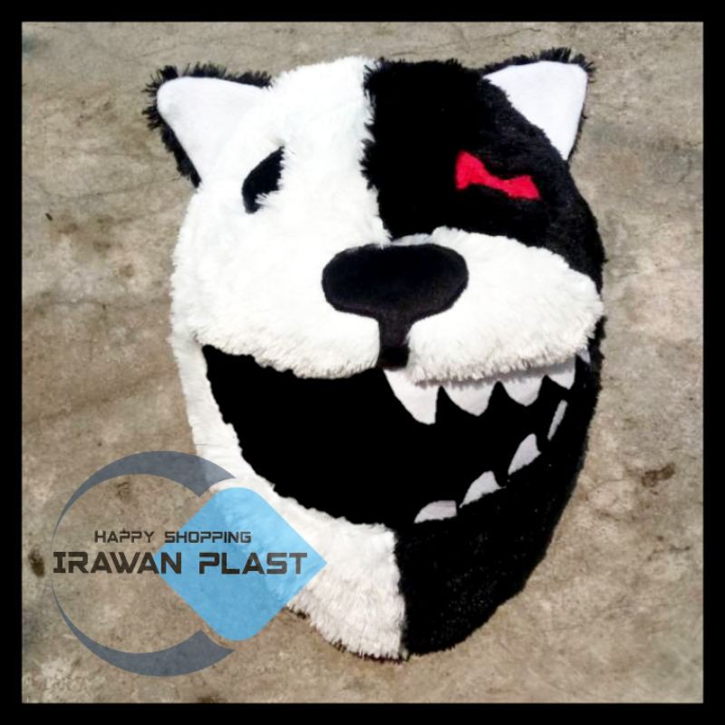 Cover helm MONOKUMA langka