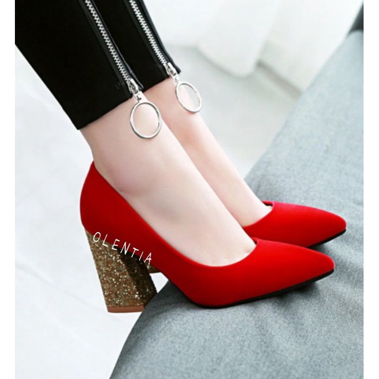 Sepatu Wanita Sepatu heels pumps AN 06