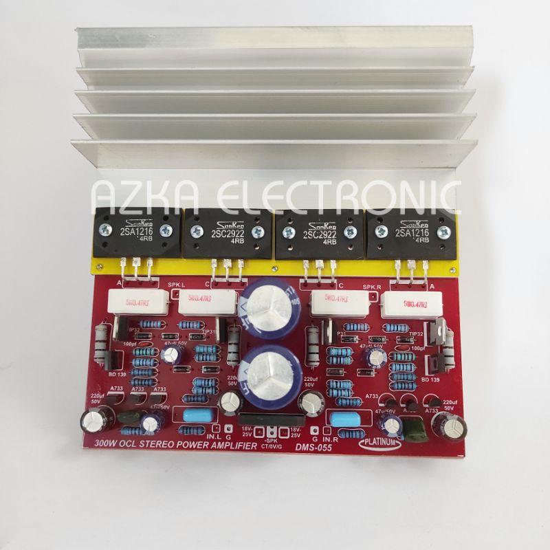 Kit Power Amplifier OCL 300W Stereo DMS 055