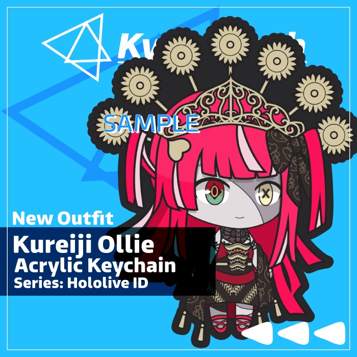 Keychain Hololive Indonesia Kureiji Ollie New Costume
 | KyraMerch Anime Fanmerch Dealer