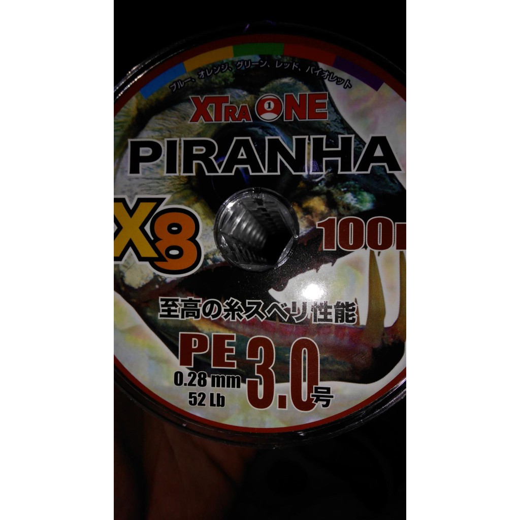 Jual benang pe piranha x8 pe  3 Murah