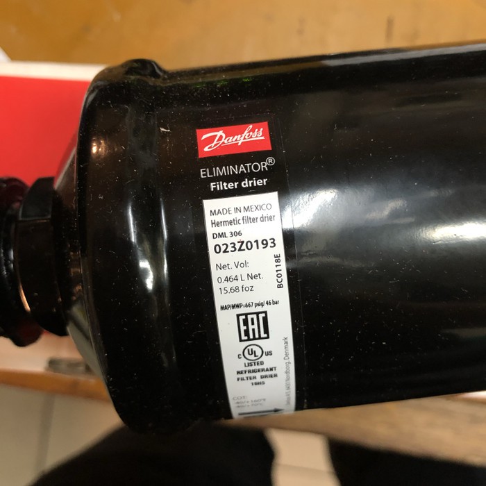 [READY] Filter Drier Dml 306 Danfoss LIMITED