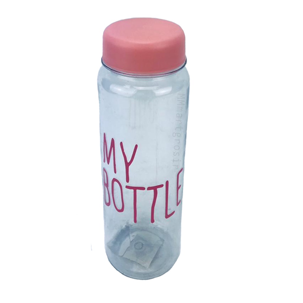 My Bottle / Botol Air / botol minum / botol bening Pink / JQ-6091-1 / 600ml