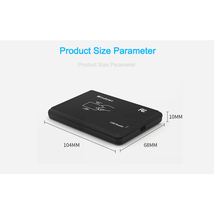 USB RFID Reader 125kHz LF Desktop Proximity Reader