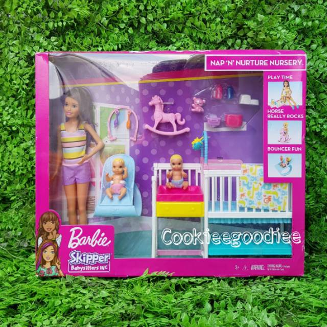 barbie skipper babysitter playset