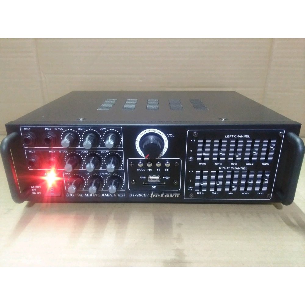 AMPLI BETAVO BT 988BT POWER AMPLIFIER