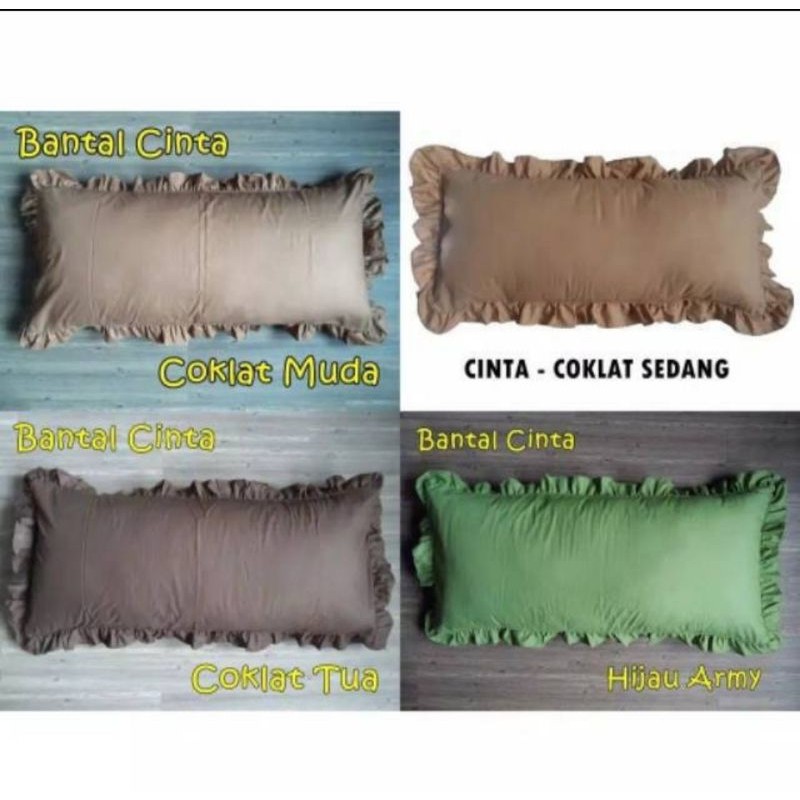 Sarung Bantal cinta polos embos /sarung bantal cinta jumbo embos polos halus dan lembut Part 2