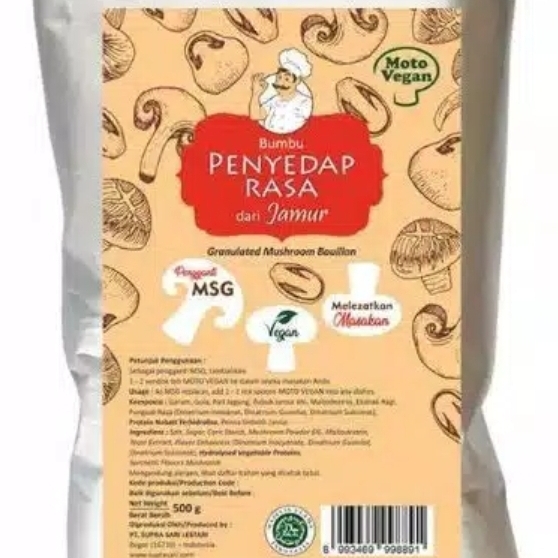 

Ready- Kaldu Jamur 500Gr Moto Vegan Bukan Totole