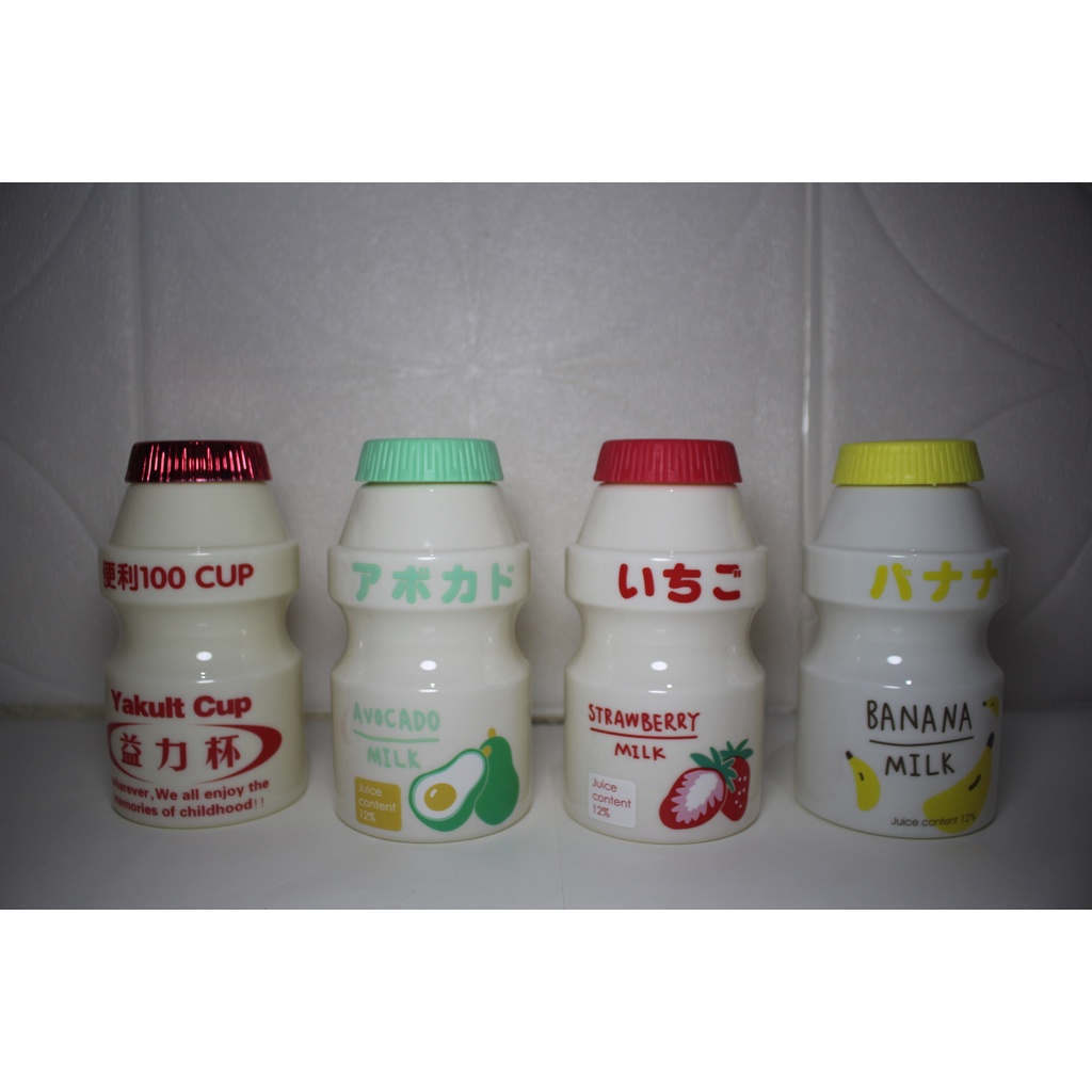 Botol Minum Yakult Original Warna &amp; Motif Yakult VoL 480ml tanpa tali