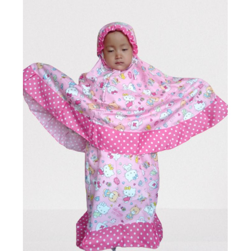 (COD) MUKENA ANAK / MUKENA KUROMI USIA 2-5 TH (PILIH MOTIF)
