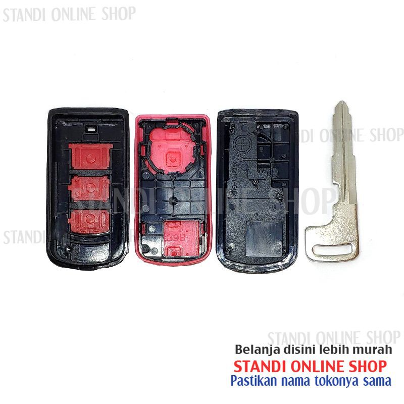 Cassing Remote Kunci SmartKey Mirage Outlander Pajero Xpander 2 Tombol