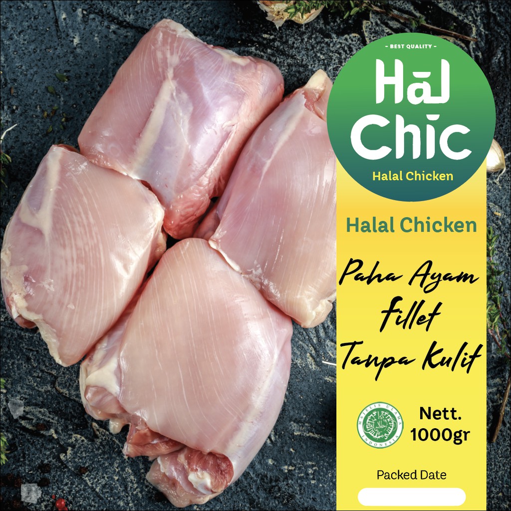 

Paha ayam fillet tanpa kulit HALAL CHICKEN