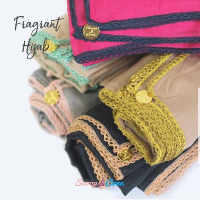 Monel - Scarf / Hijab / Segi Empat - FRAGRANT