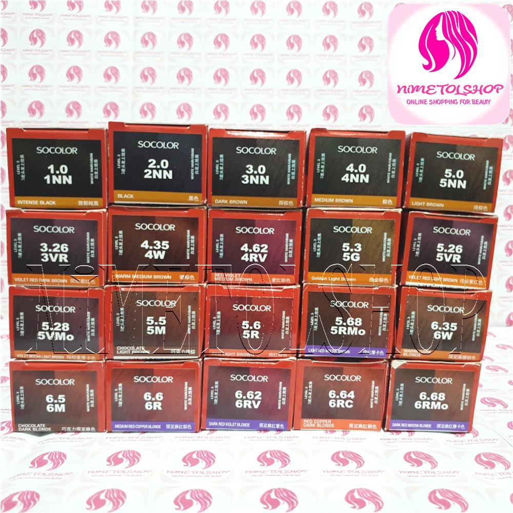 ❤️ NIMETOLSHOP ❤️ MATRIX Socolor 90ml Hair So Color Matrik Cult Cat Warna Rambut Developer Peroxide 