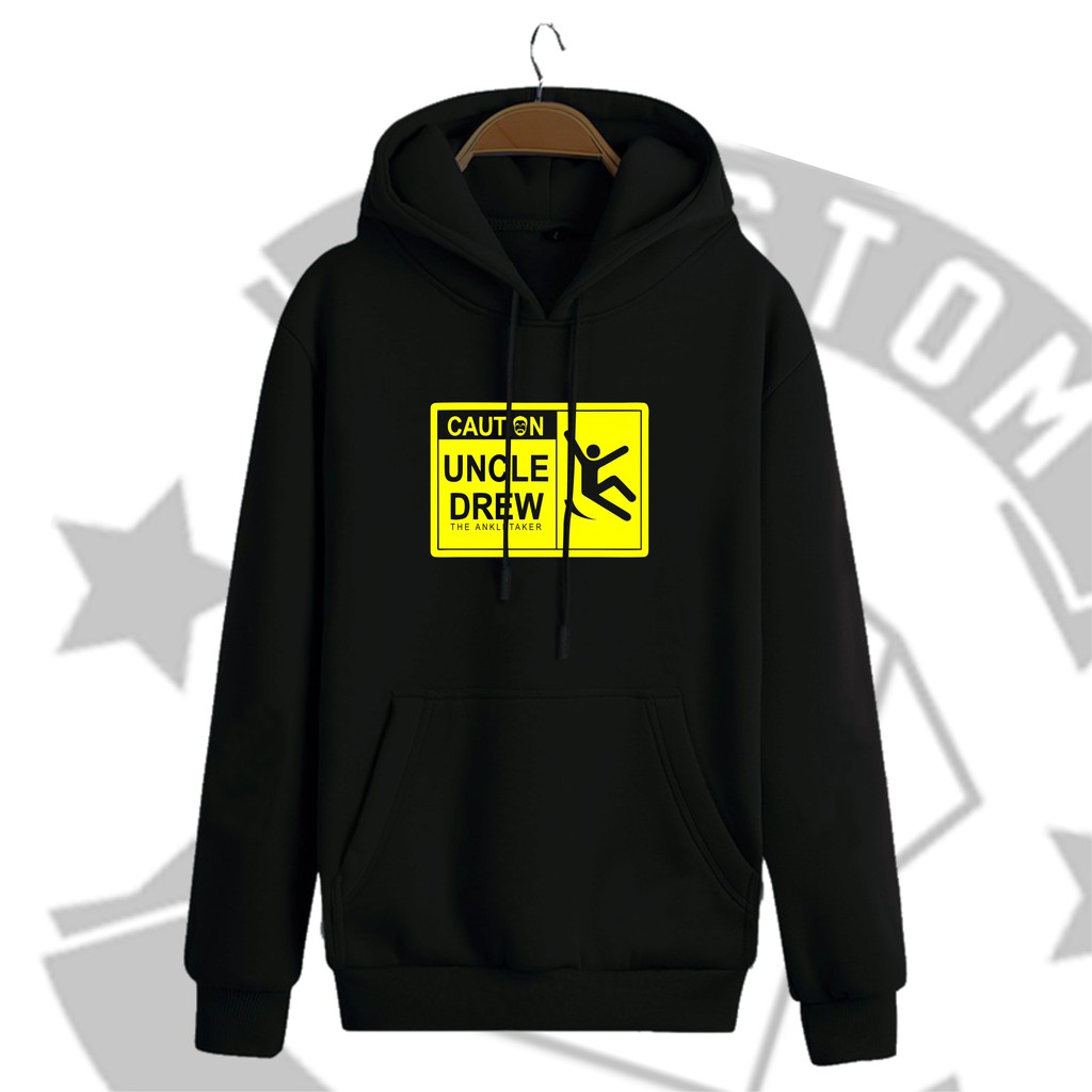 Sweater Hoodie NBA Brooklyn Nets Kyrie Irving Caution Uncle Drew