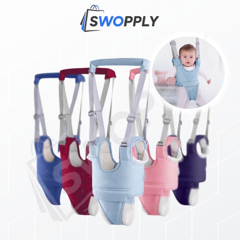 Swopply HL0242 Alat Bantu Belajar Jalan Bayi Dengan Sabuk Pengaman Baby Prewalker Walking Assistant