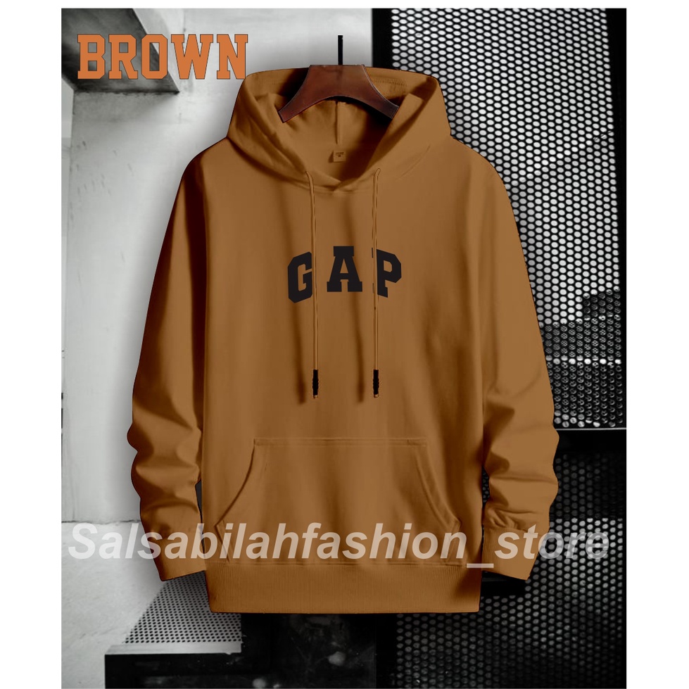 TERMURAH !! COD Jaket Sweater Hoodie Pria Distro GAPP Original Big Size Jumbo M - XXL