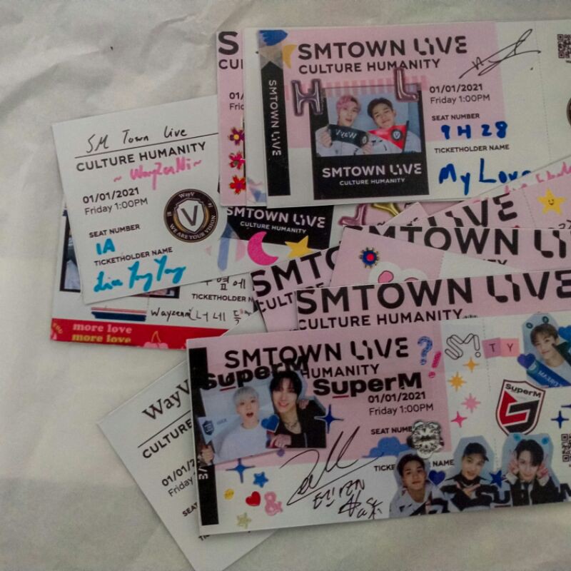 SM TOWN LIVE CONCERT CULTURE HUMANITY TICKET