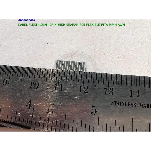 

Kabel Flexi 1,0Mm 12Pin 45Cm Searah Pcb Flexible Pita Pipih Awm Dnpgood11 Ayo Beli