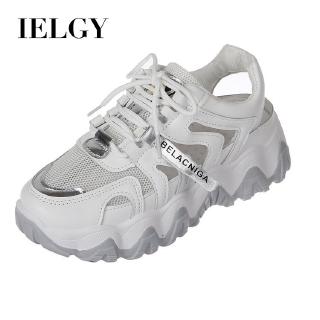 Ielgy Sepatu  Sneakers  Aksen Lace  Up  Gaya Korea Untuk 