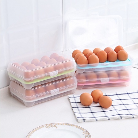 Kotak Tempat Telur / Kotak Penyimpanan Telur / Wadah Telur / Egg Organizer