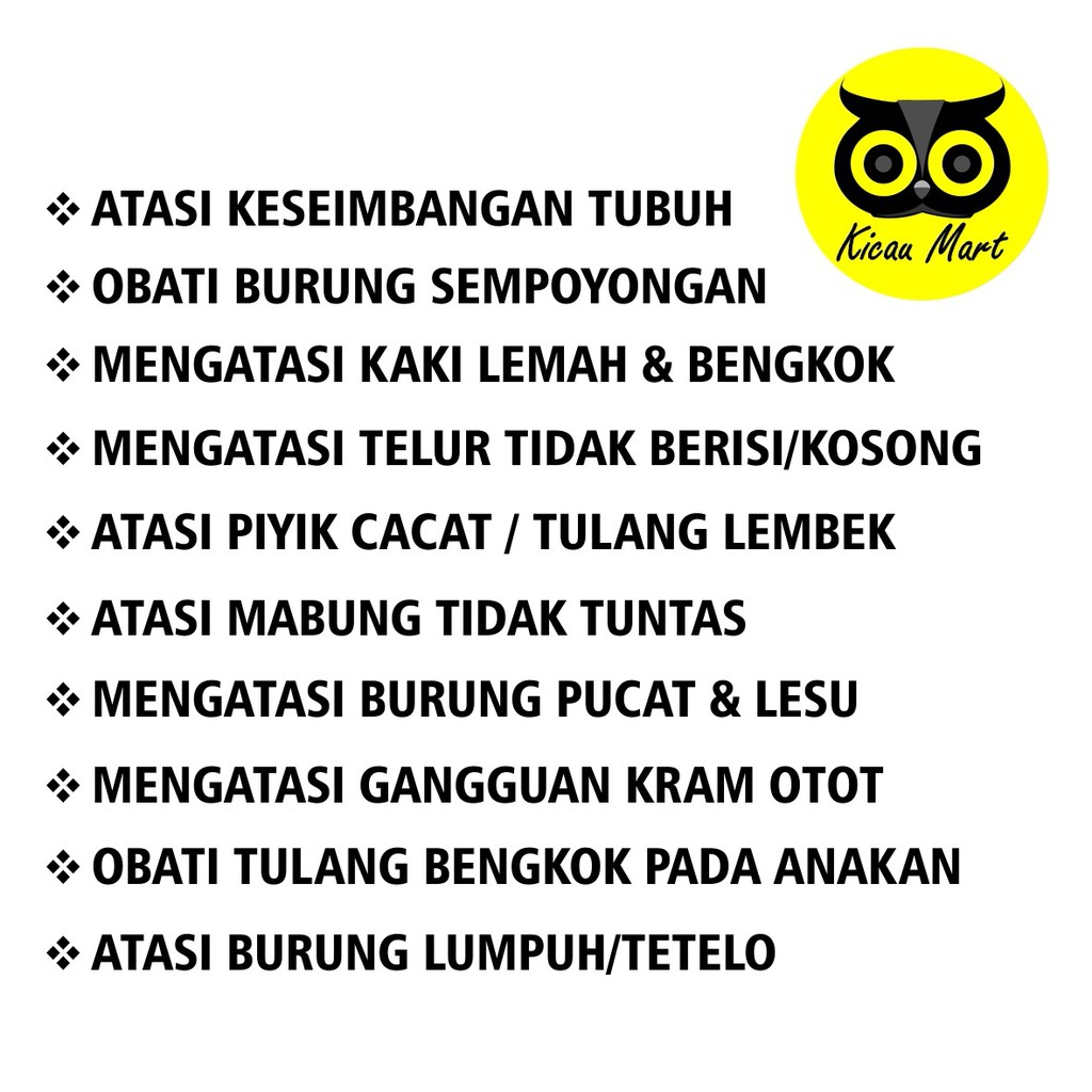 VITAMIN THERAFIT GOC OBAT BURUNG TETELO LUMPUH CANGKANG LEMBEK BOTAK BULU RONTOK MABUNG LAMBAT VTBR10GP