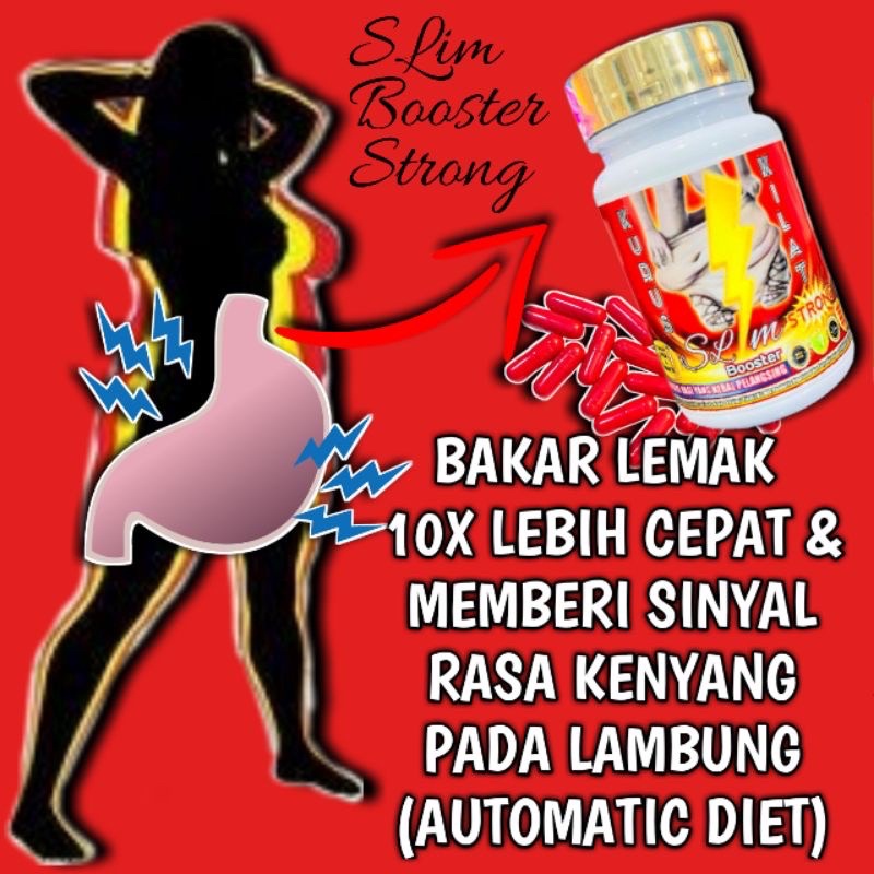 Paket HIGH STRONG KURUS KILAT SLIM BOOST Pelangsing Obat Diet Herbal Ampuh Penurun Berat Badan No Herballife